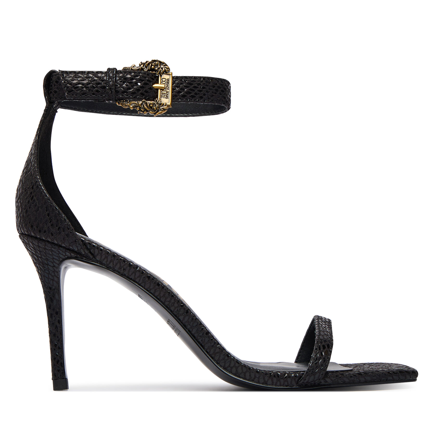 Versace Jeans Couture Sandały 80VA3S76 ZSS84 Czarny