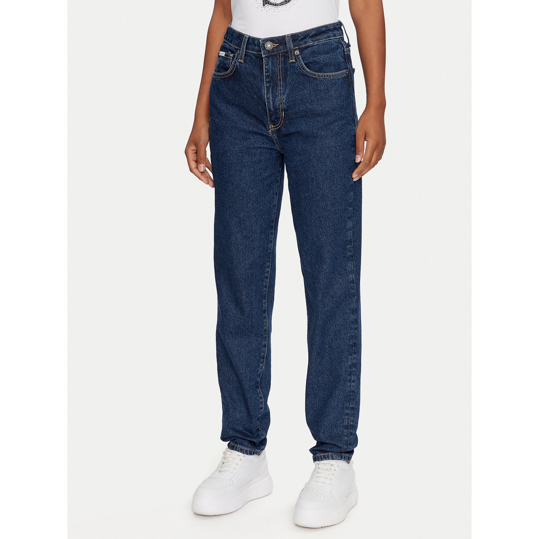 Guess Jeans Jeansy W4YA0D D5CC2 Granatowy Regular Fit