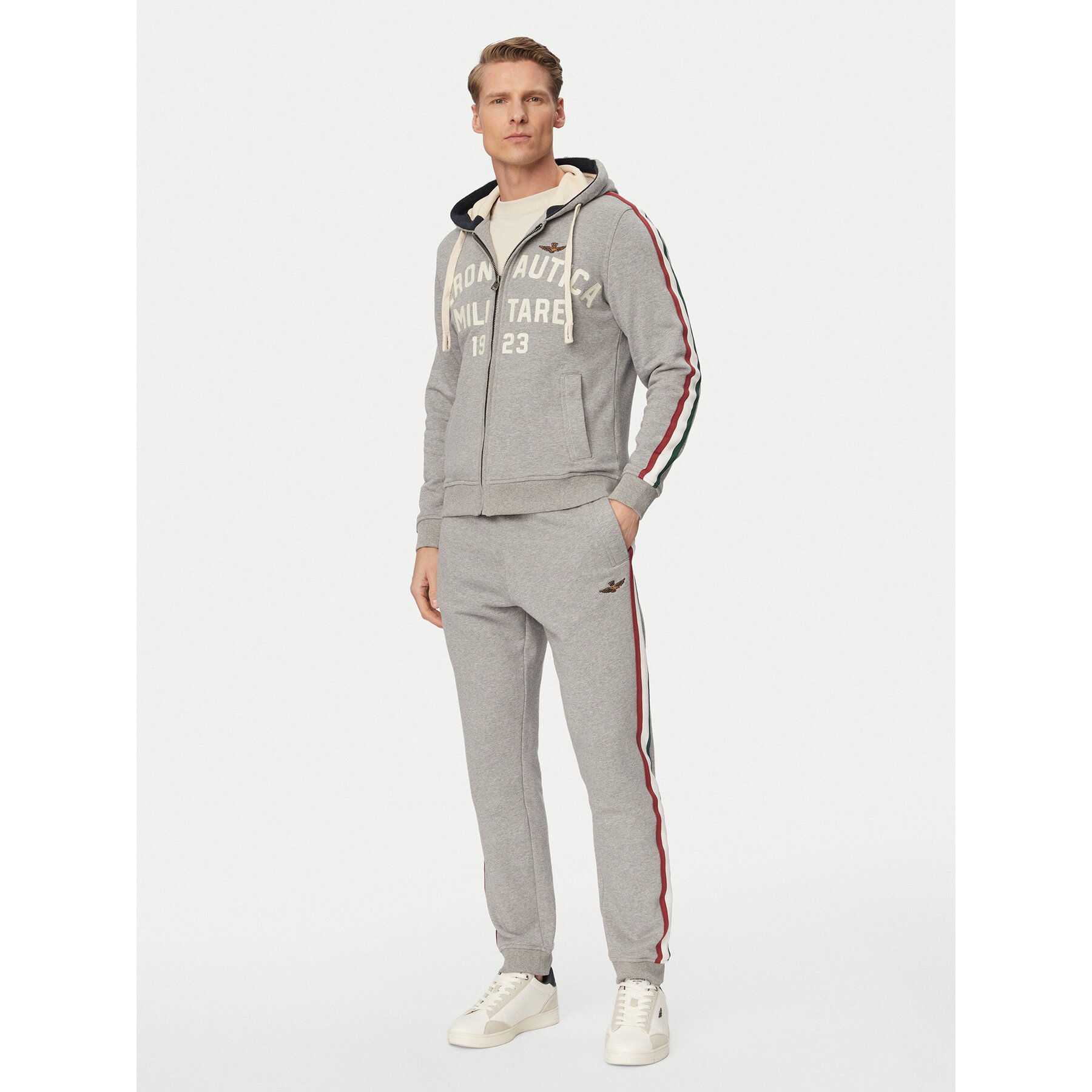 Aeronautica Militare Dres 261TF0107UF00677 Szary Regular Fit