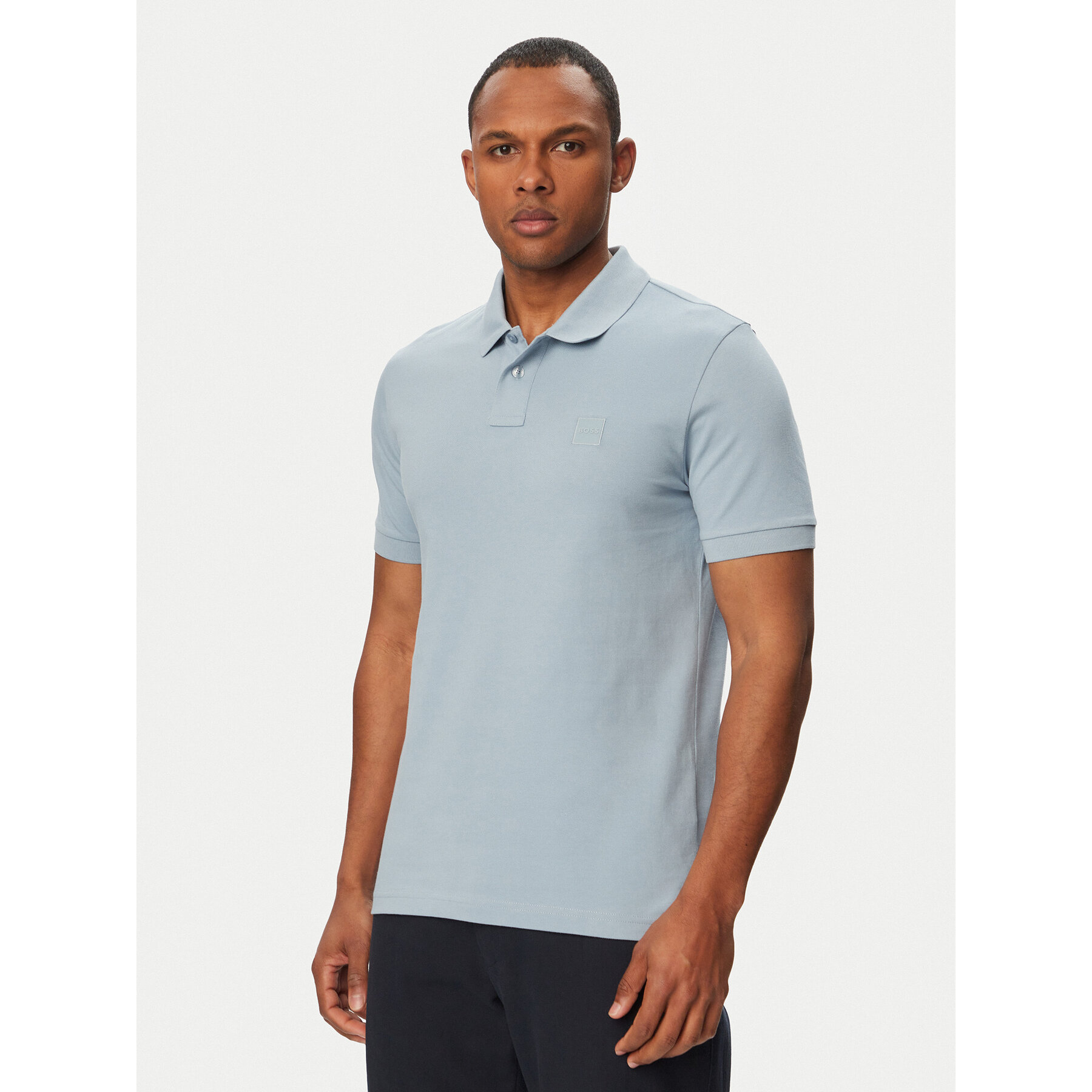 BOSS Polo Passenger 50507803 Niebieski Slim Fit