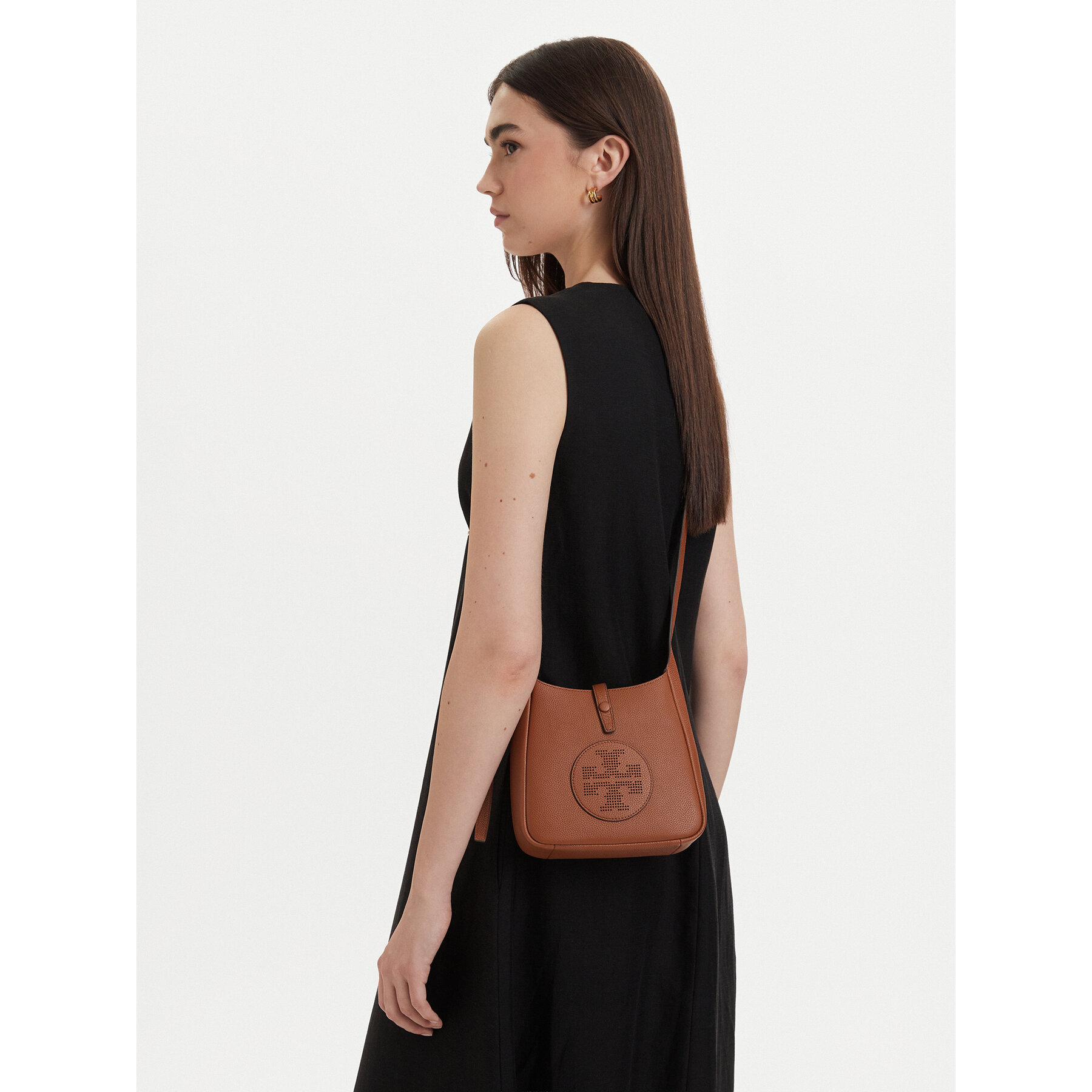 Tory Burch Torebka Miller Swing 185793 Brązowy