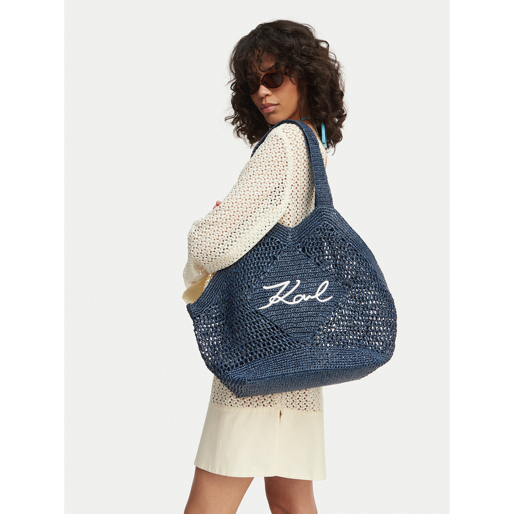 KARL LAGERFELD Torebka B2W46068 Granatowy