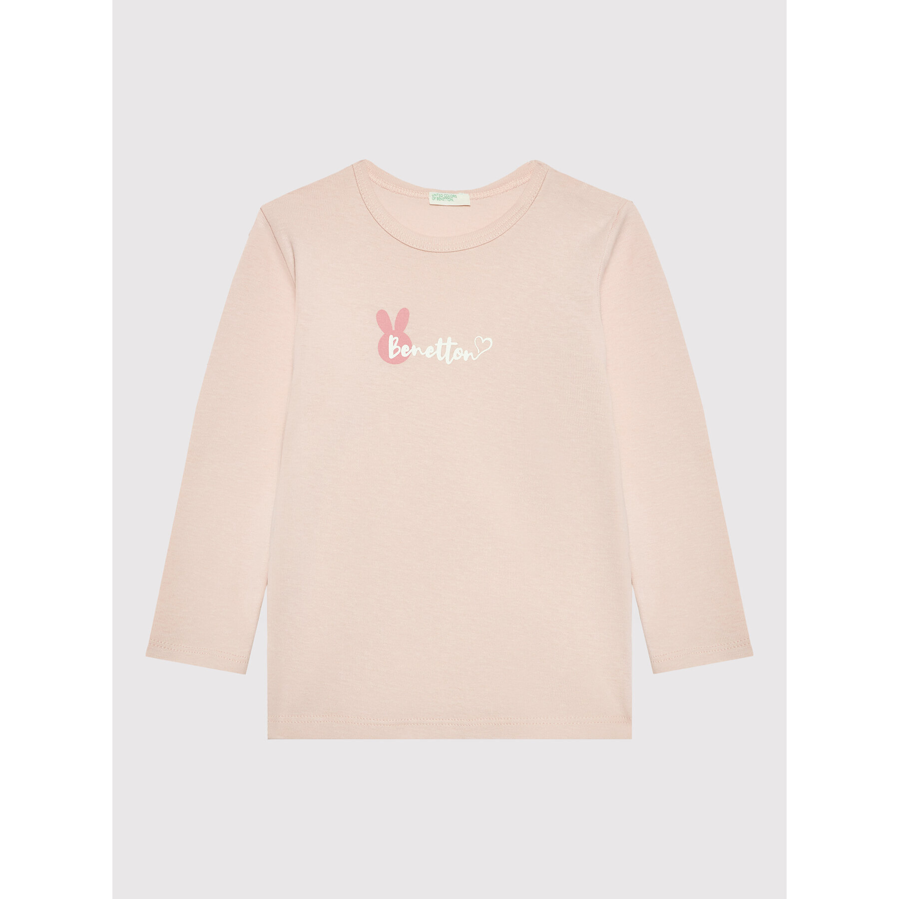 United Colors Of Benetton Bluzka 3I9WA100T Różowy Regular Fit