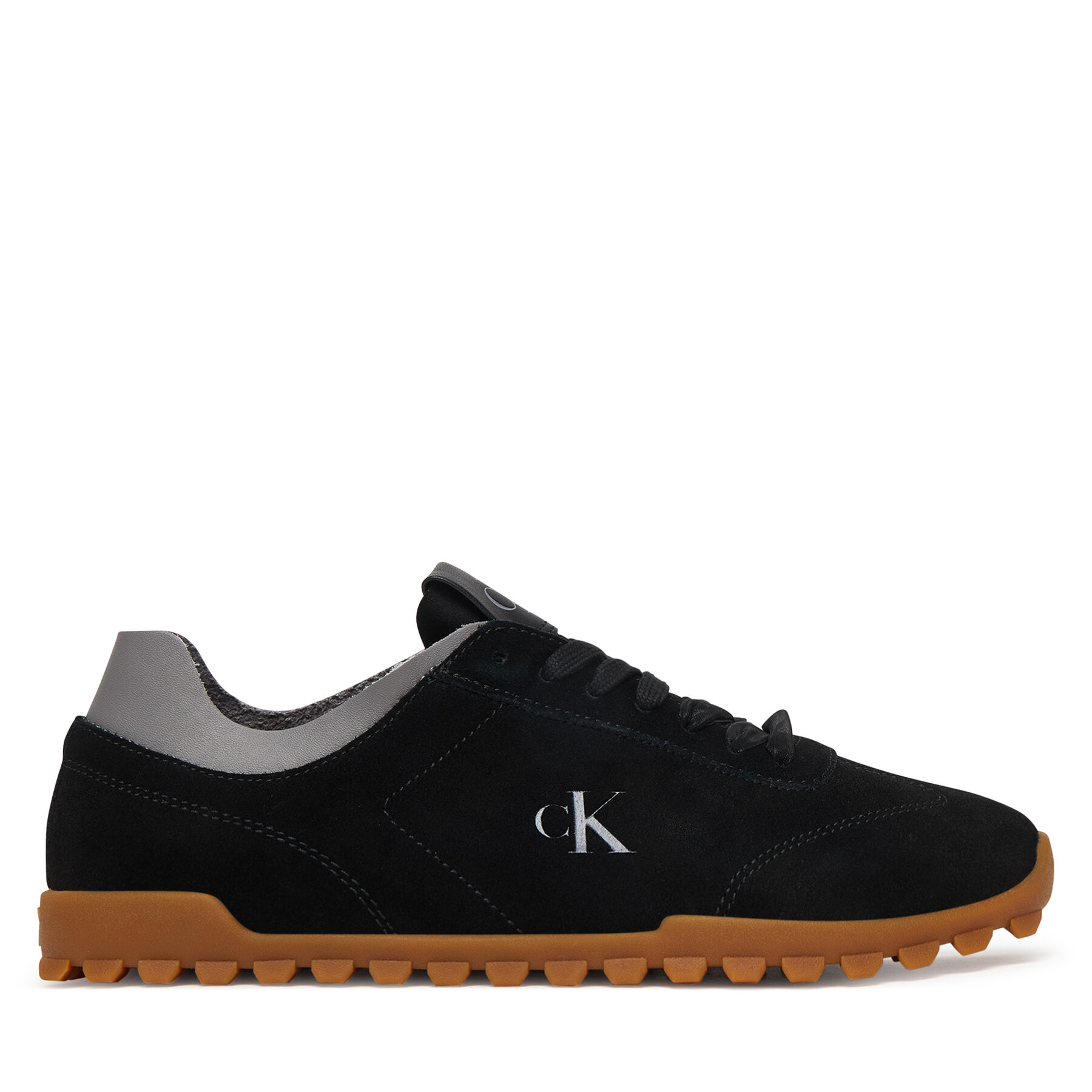 Calvin Klein Sneakersy Low Profile Run MG Sue HW0HW03150 Czarny