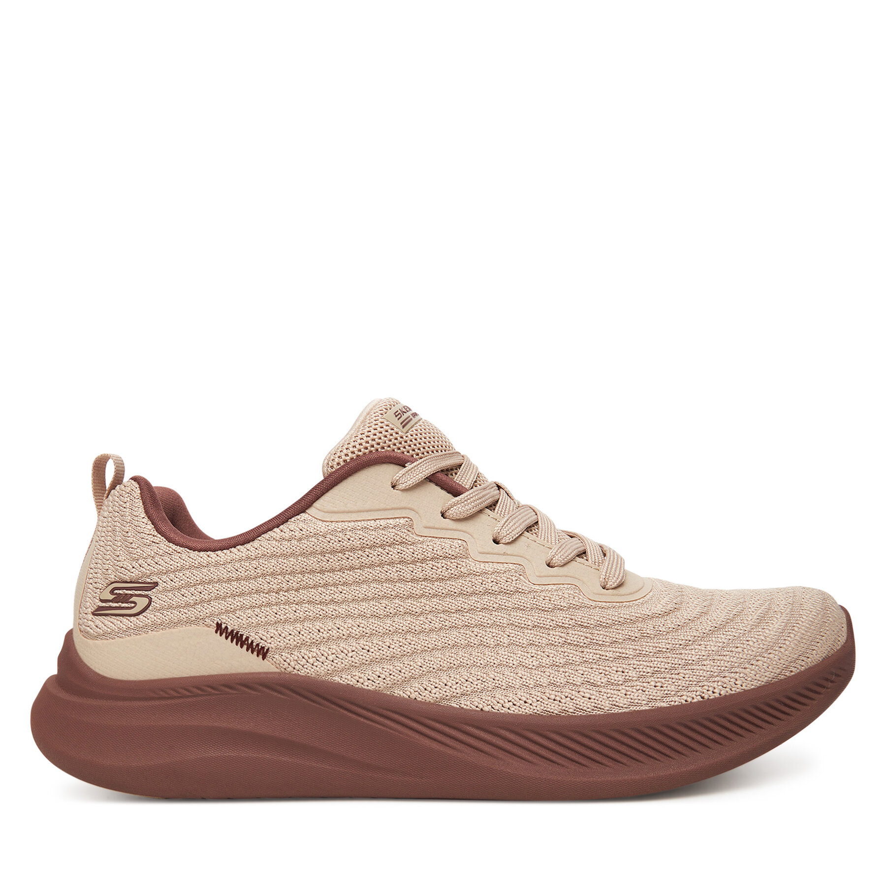 Skechers Sneakersy Bobs Moda Flex 117731/NAT Beżowy