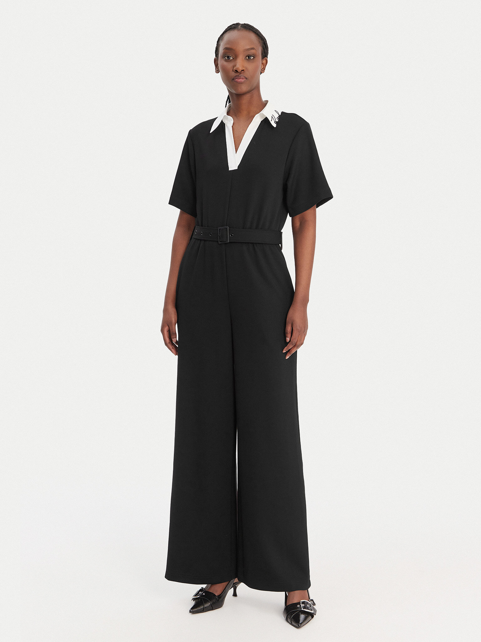 KARL LAGERFELD Jumpsuit B1W13031 Nero Regular Fit