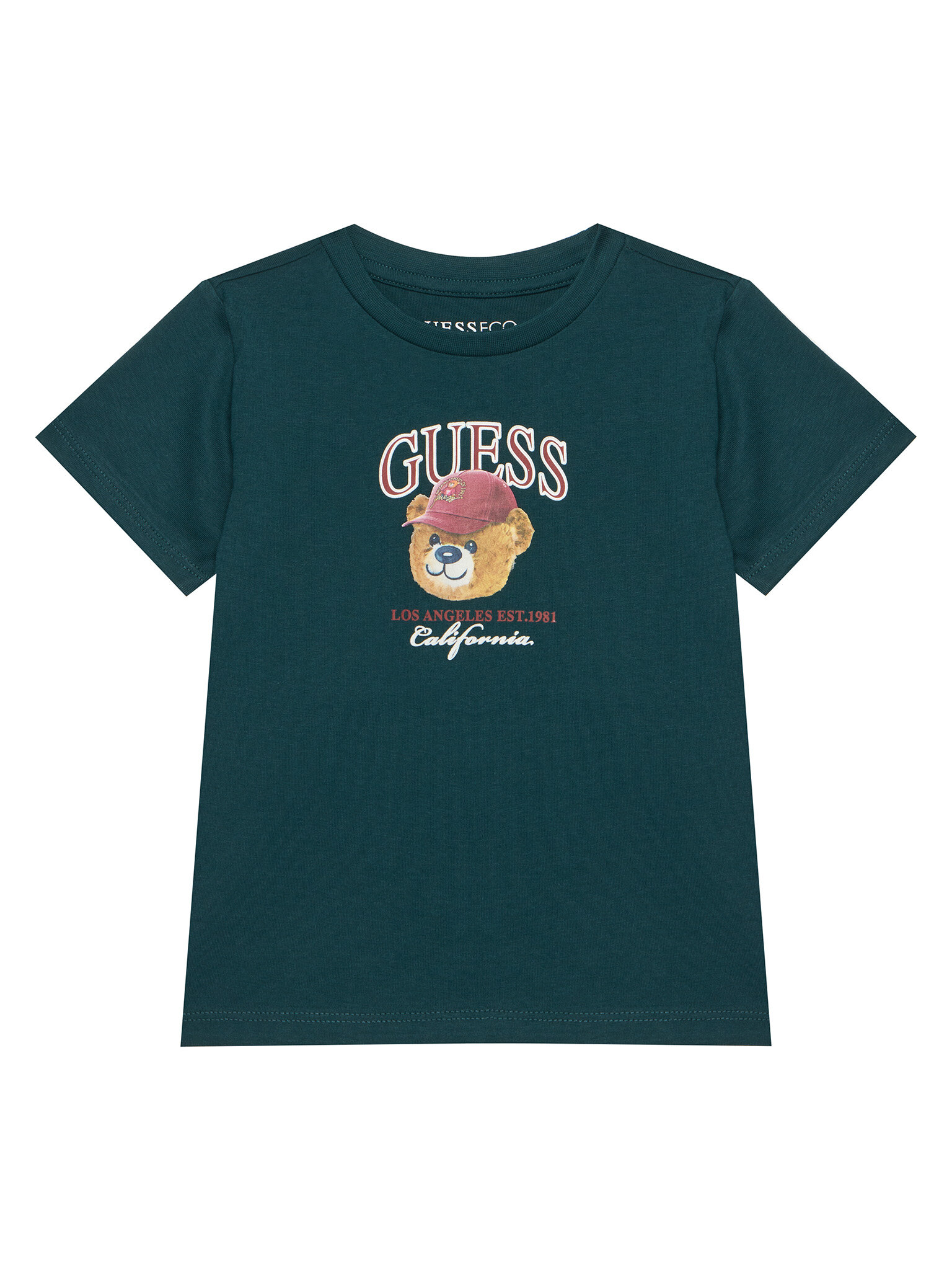 Guess T-Shirt N6YI13 K3801 Dunkelgrün Regular Fit