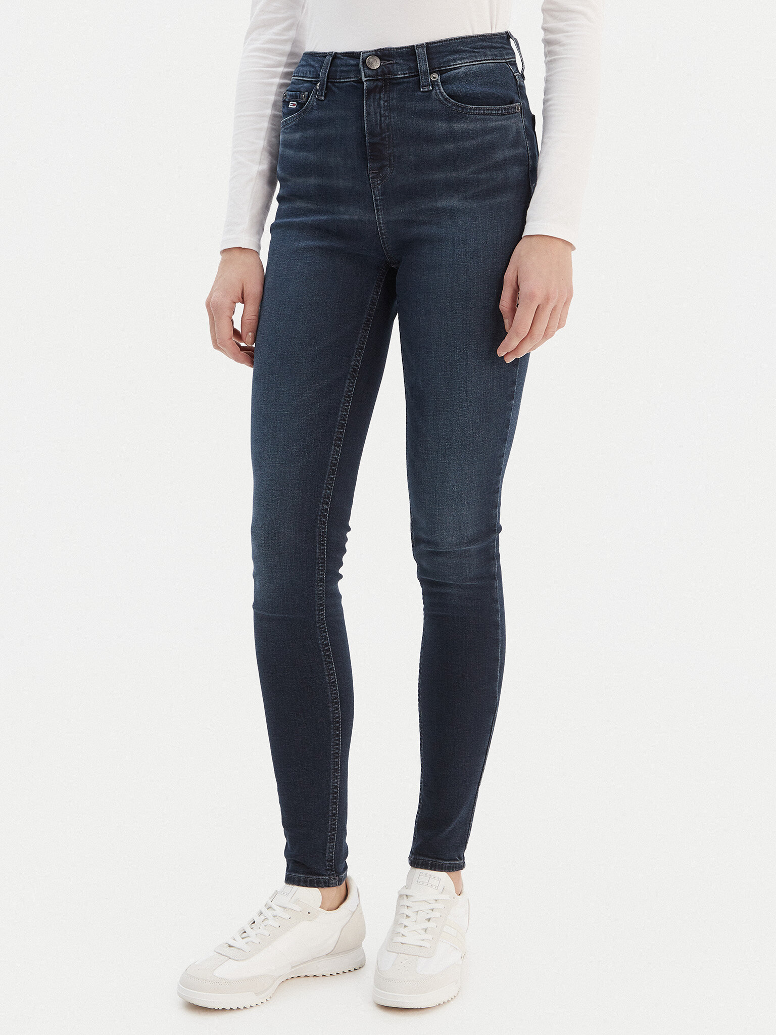 Tommy Jeans Jeans Nora DW0DW21393 Blu Skinny Fit