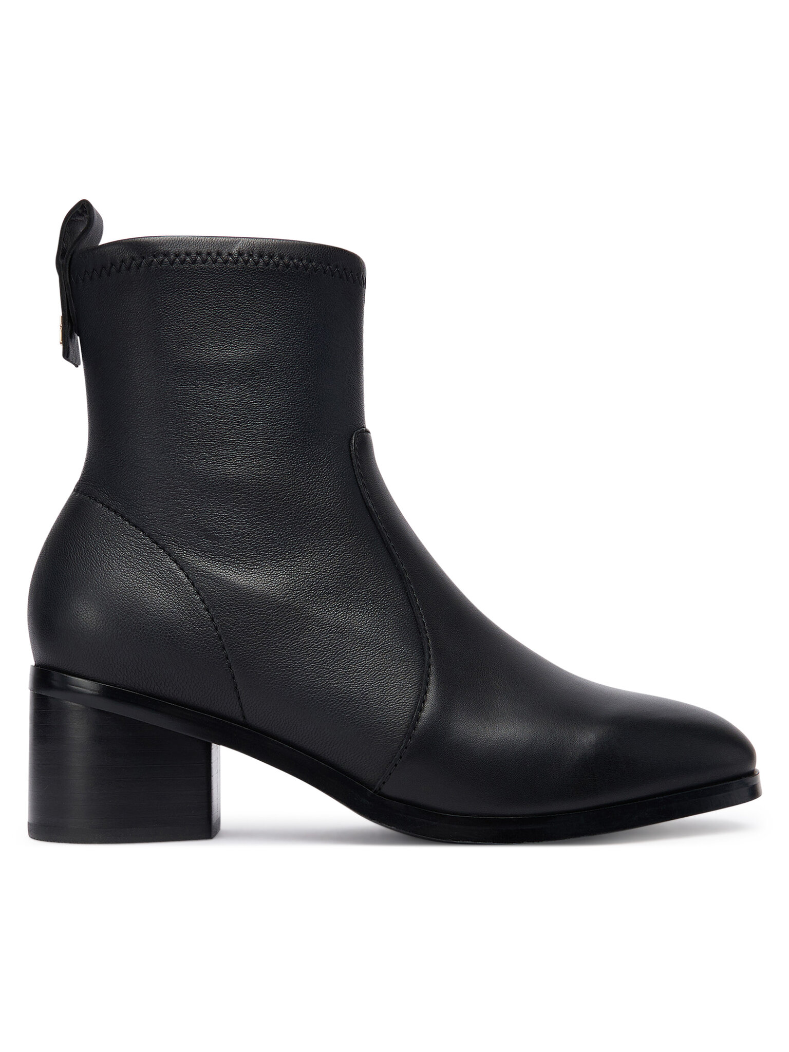 Tommy Hilfiger Stivaletti Th Stretch Leather Bootie FW0FW08860 Nero