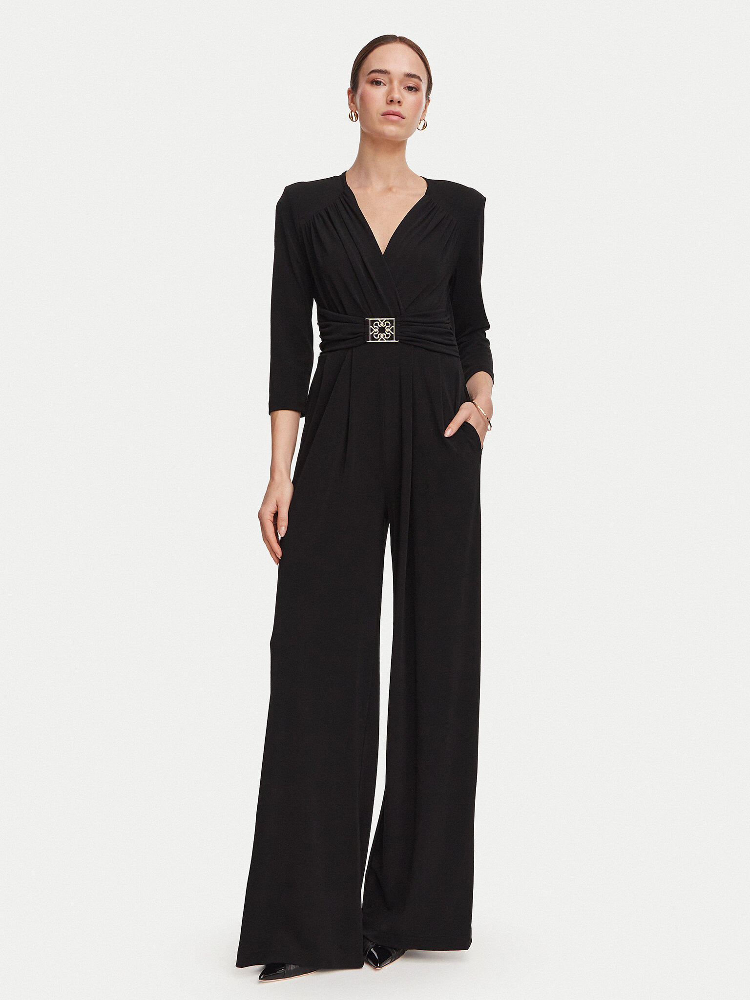 Rinascimento Jumpsuit CFC0131091003 Nero Regular Fit