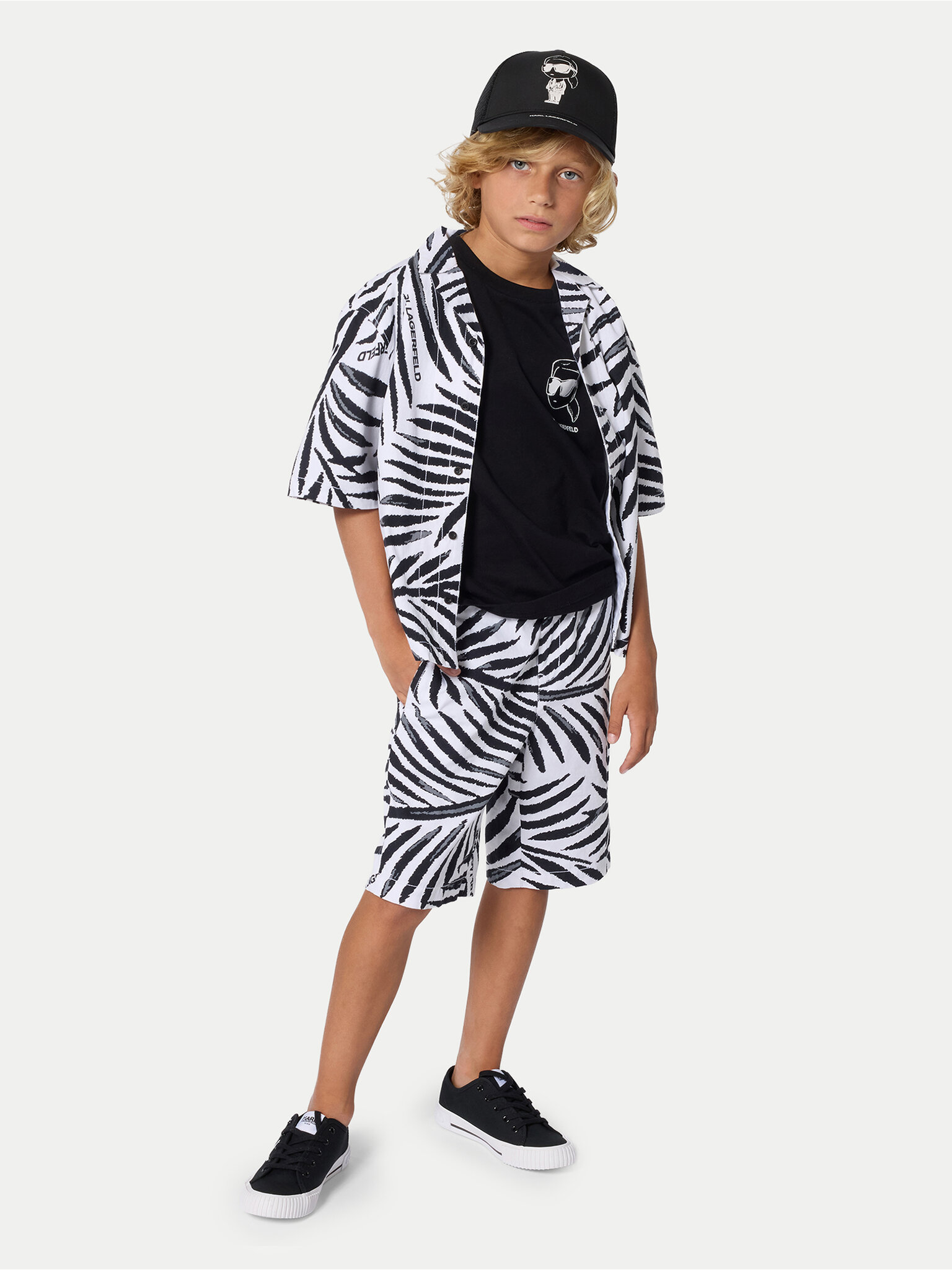 Karl Lagerfeld Kids T-shirt Z31103 S Nero Regular Fit