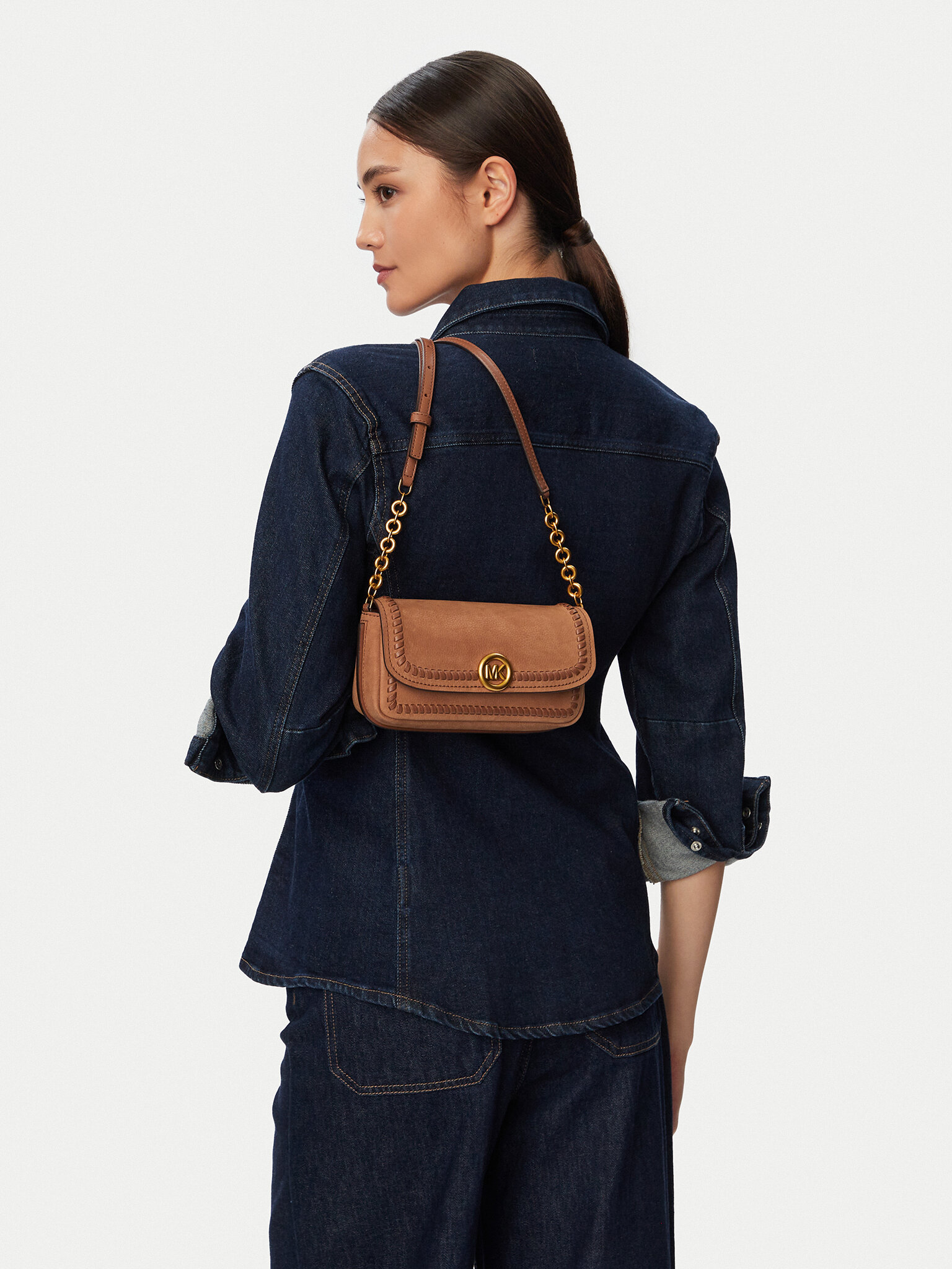 MICHAEL Michael Kors Borsetta Nolita 32T6AY5C5Y Marrone