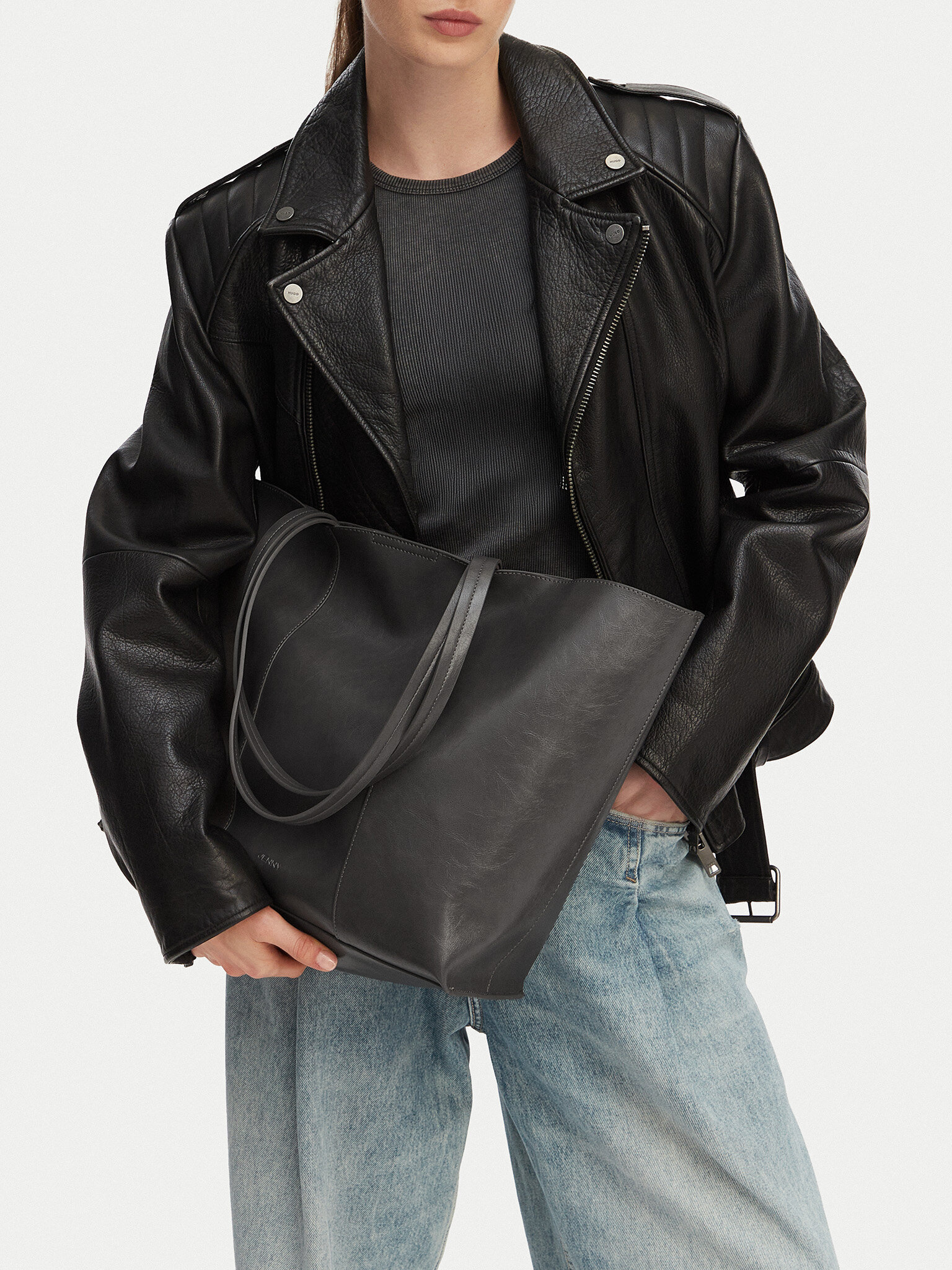 JENNY Borsetta CEO-JNY-S-001-10 Grigio scuro