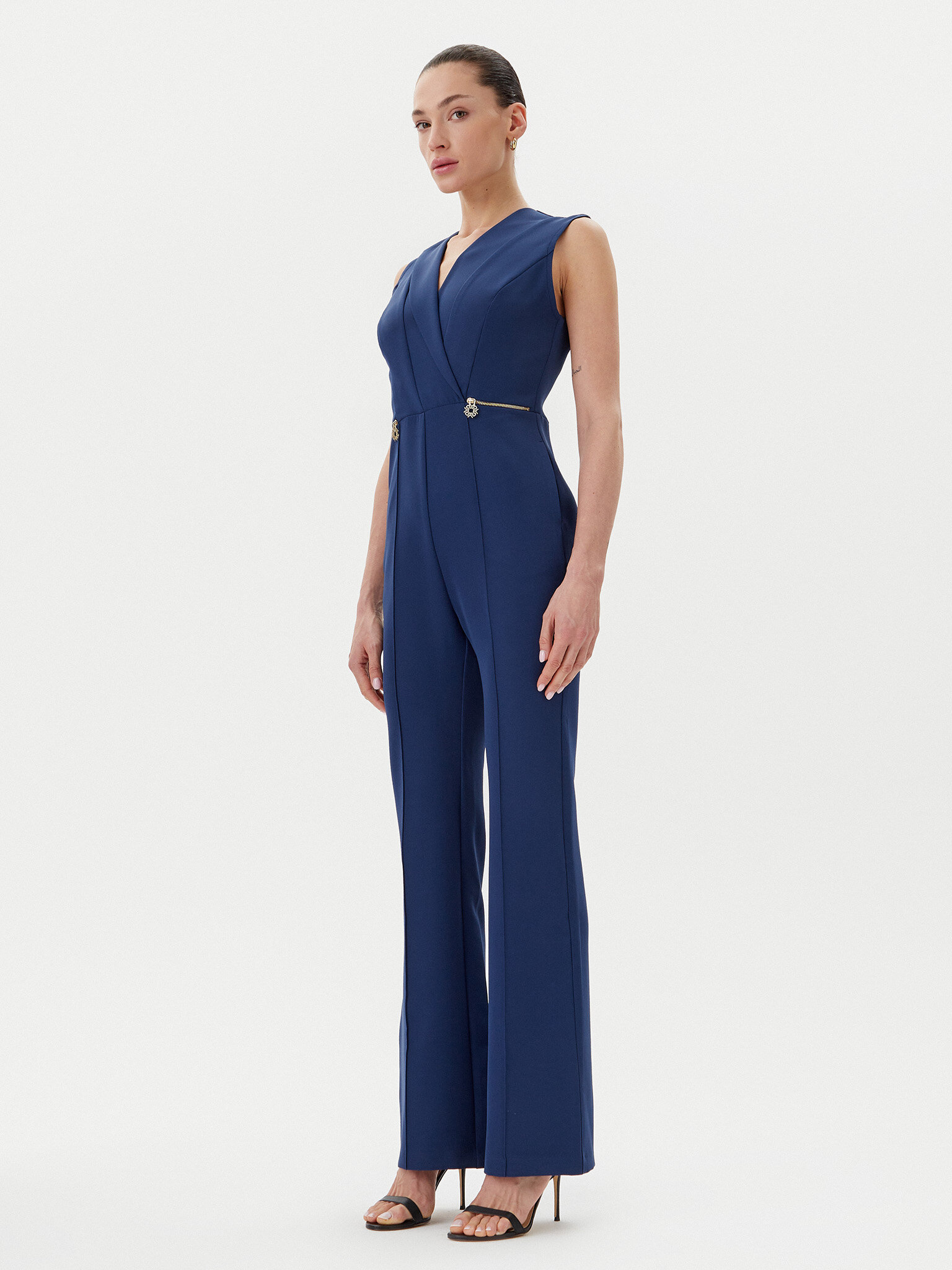 Rinascimento Jumpsuit CFC0123770003 Blu Regular Fit