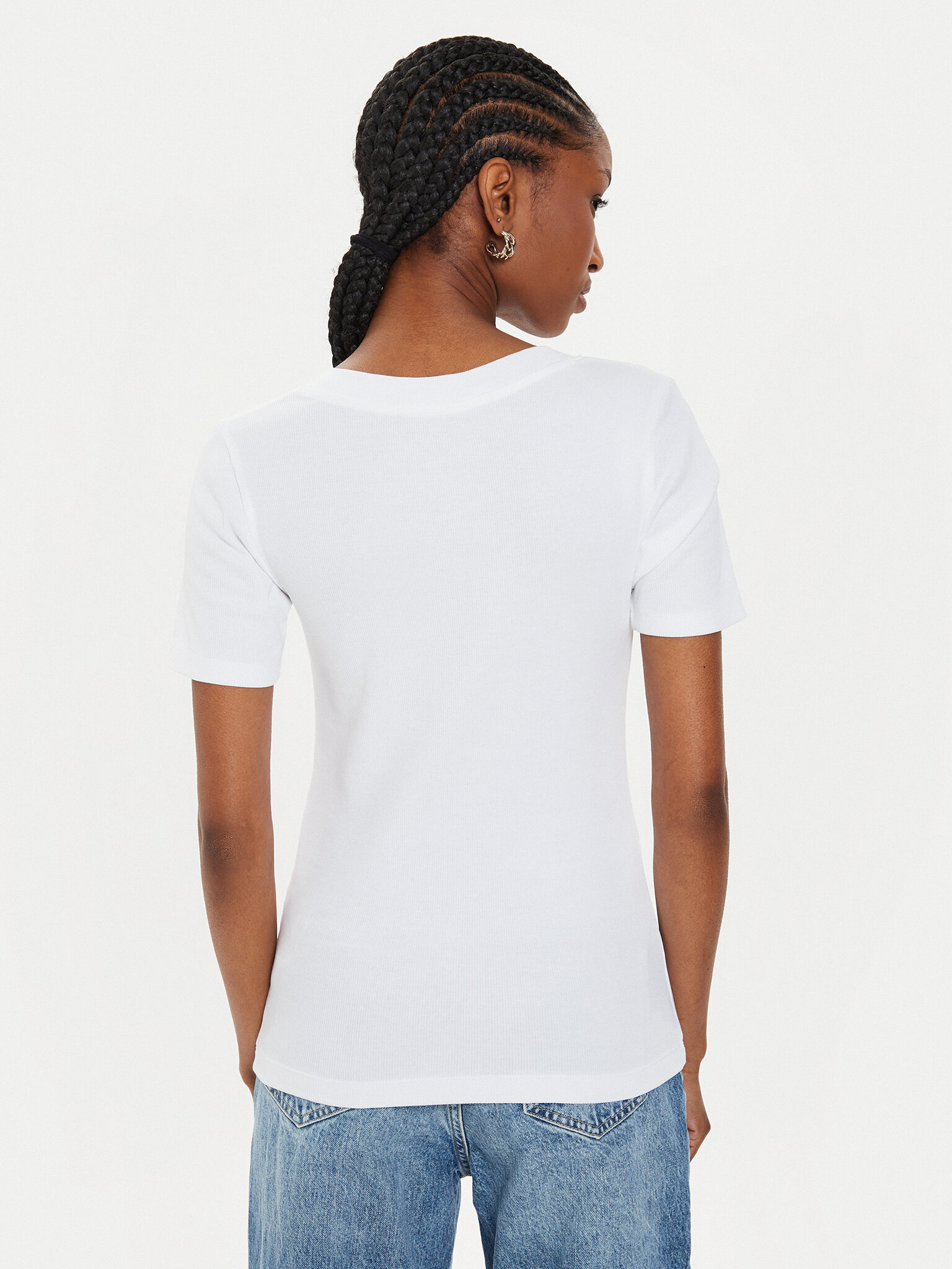 Calvin Klein Jeans Calvin Klein Jeans Tricou J20J223274 Alb Regular Fit