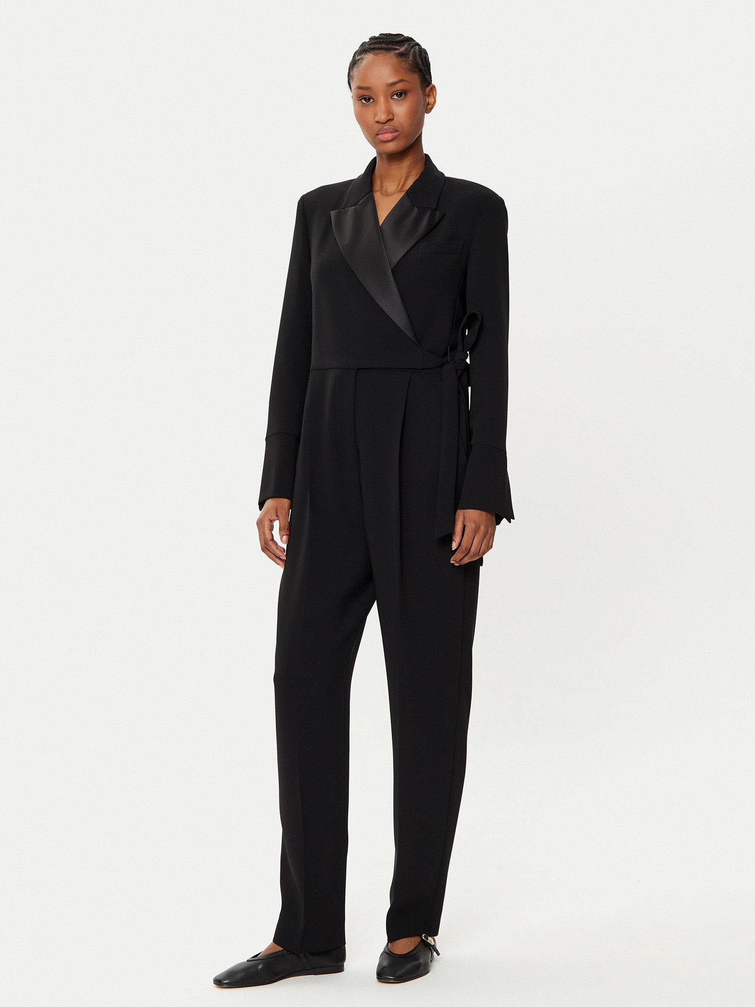 Weekend Max Mara Jumpsuit Baviera 2515241021 Nero Straight Fit