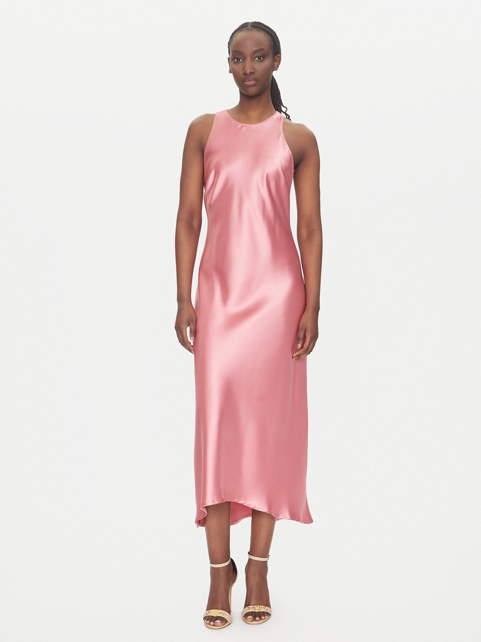 Dámské ACCESS FASHION Koktejlové šaty, Velikost:XL, Barva: Růžová, 53-3318-107