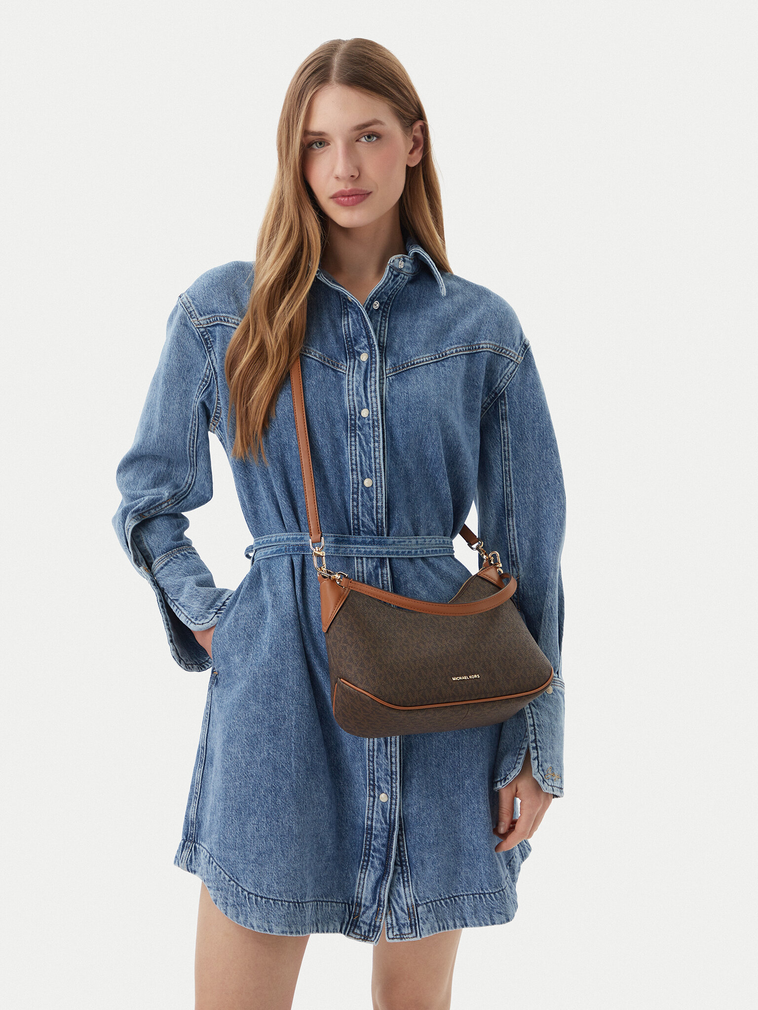 MICHAEL Michael Kors Borsetta 32S6GJ6W8B Marrone