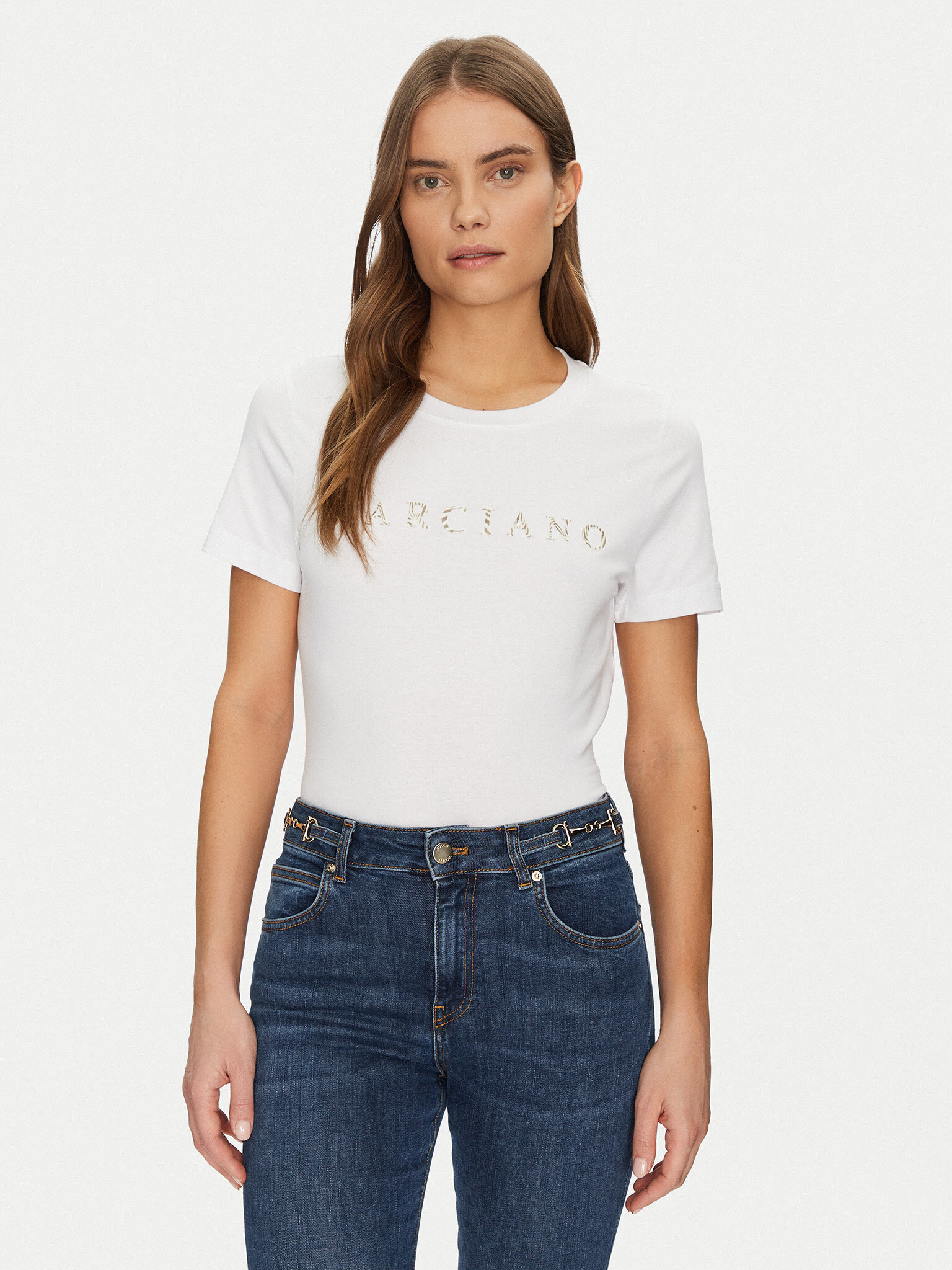 Marciano Guess T-shirt 5GGI00 6008A Bianco Slim Fit