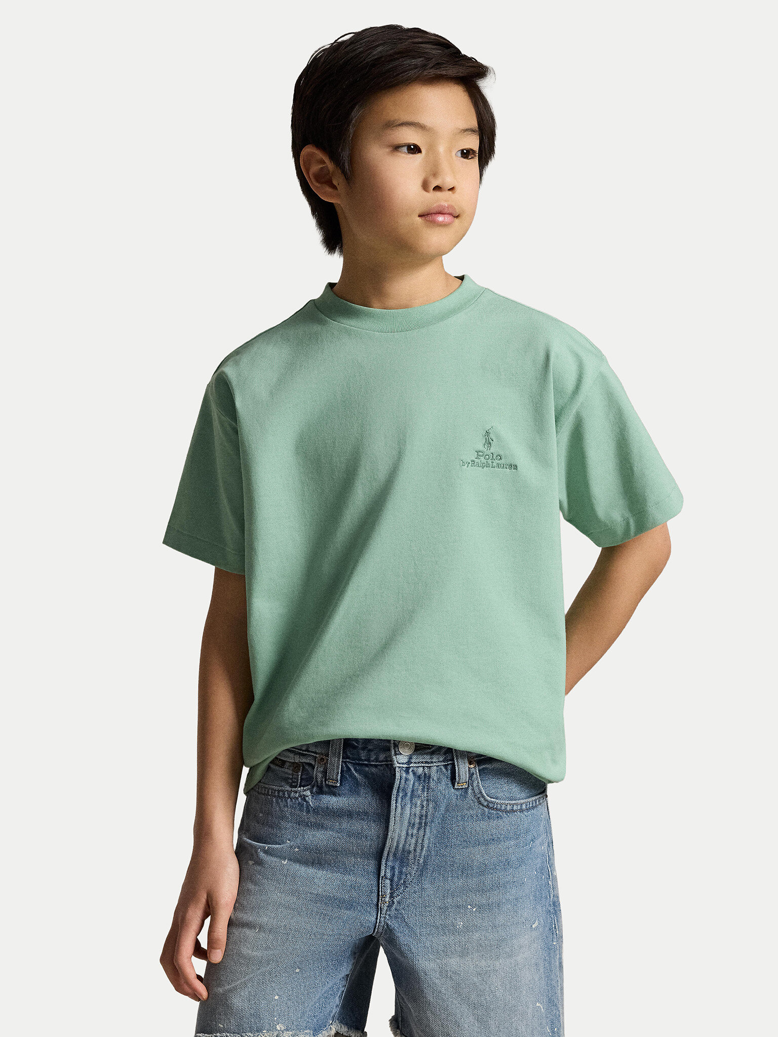 Polo Ralph Lauren T-shirt 323A12286002 Verde Oversize